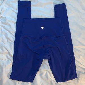 royal blue lululemon leggings